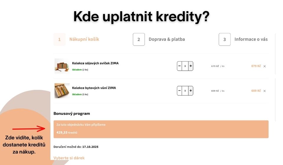 Věrnostní program - kde uplatnit kredity